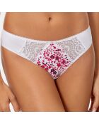 Flower Elegance kanten zomerslipje met bloemenprint
