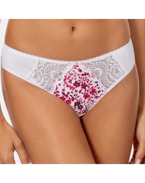 Flower Elegance kanten zomerslipje met bloemenprint