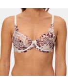Soutien-gorge avec armatures Flower Elegance dalhia blanc