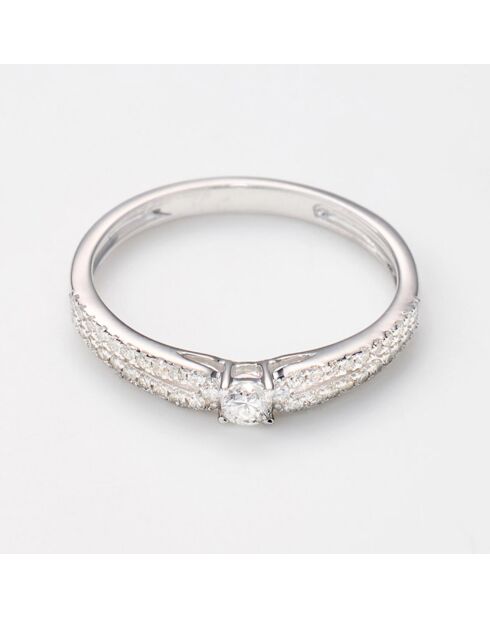 Amelia Diamantring 0,25 Karat Weißgold