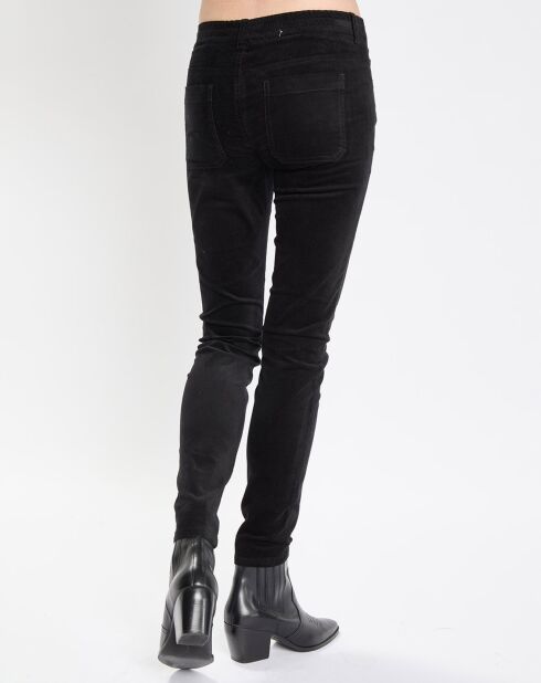 Pantalon en Velours de coton bio Slim Mavas noir