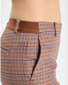 Pantalon Torup tartan marron