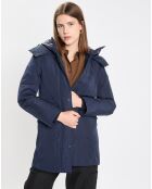 Parka courte et cintrée  Thermore bleu marine