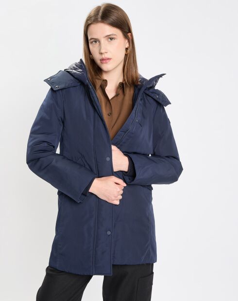 Parka courte et cintrée  Thermore bleu marine