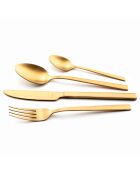 Set posate Nordic - 32 pezzi champagne