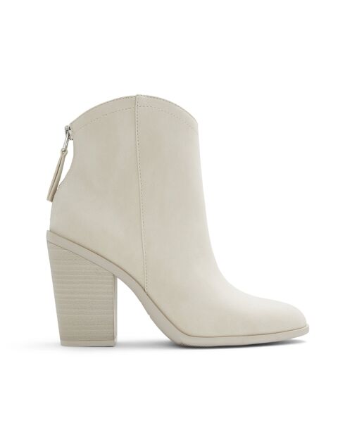 Bottines Lya ivoire - Talon 7.6 cm