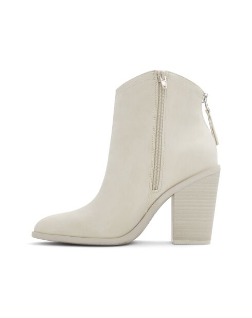 Bottines Lya ivoire - Talon 7.6 cm