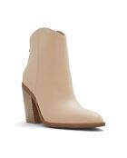 Bottines Lya beige/marron - Talon 7.6 cm