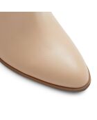 Bottines Lya beige/marron - Talon 7.6 cm