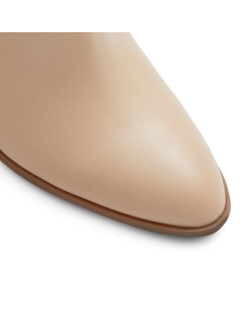 Bottines Lya beige/marron - Talon 7.6 cm