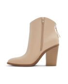 Bottines Lya beige/marron - Talon 7.6 cm