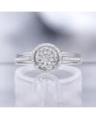 Bague Grennelle Diamants 0.20 ct or blanc