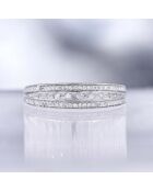 Bague Ces moments à nous Diamants 0.17 ct or blanc