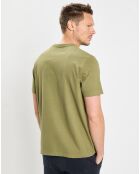 T-Shirt manches courtes Poche Relax Coton Organic kaki