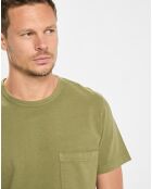T-Shirt manches courtes Poche Relax Coton Organic kaki