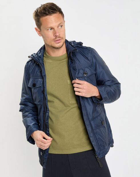 Veste en micro ripstop bleue