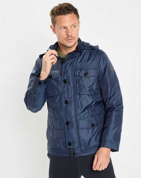 Veste en micro ripstop bleue