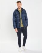 Veste en micro ripstop bleue