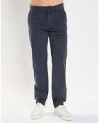 Pantalon Osby Chino Tapered Coton Bio bleu marine