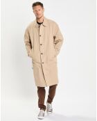 Imperméable en Coton Bio Non Doublé beige