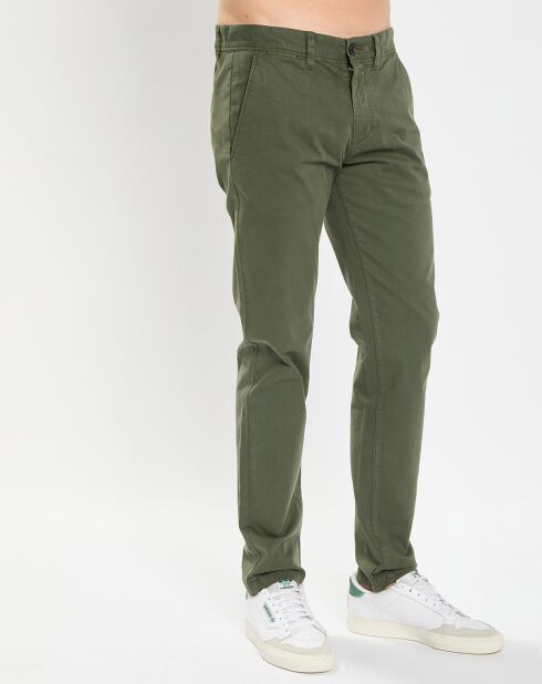 Pantalon Stig tapered kaki