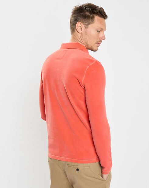 Polo ML Coton Organic Uni orange