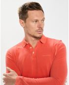 Polo ML Coton Organic Uni orange