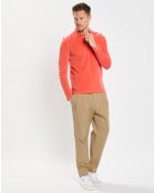 Polo ML Coton Organic Uni orange