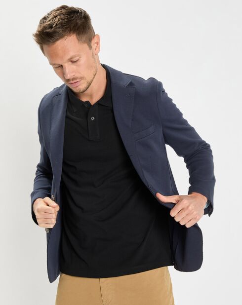 Veste en jersey regular fit bleu marine