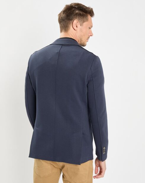 Veste en jersey regular fit bleu marine