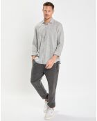 Chemise Mini Pied De Poule Sf grise