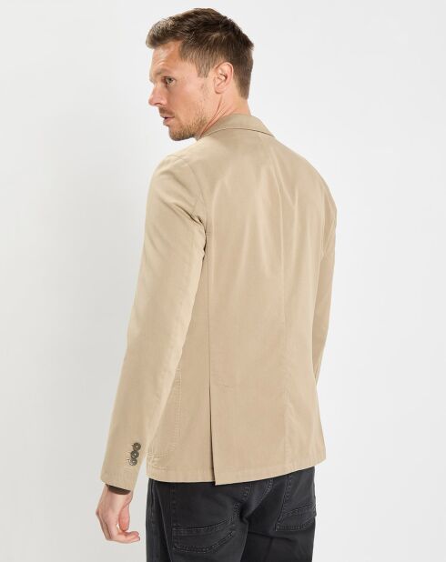 Veste blazer regular fit beige