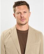 Veste blazer regular fit beige