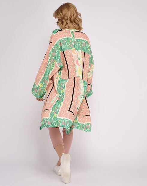 Kimono Gapou Typo grün