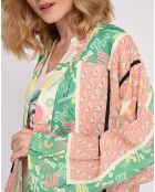 Kimono Gapou Typo grün