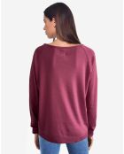 Pydie trui met roze strepen