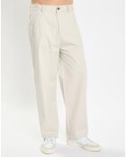 Pantalon Mossbo oversize beige clair