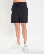 Short molletonné élastique noir