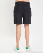 Short molletonné élastique noir