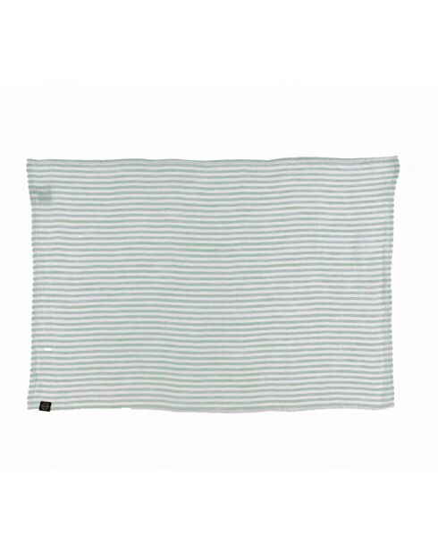 2 strofinacci 100% lino 100% lino Vezzani celadon - 48x70 cm
