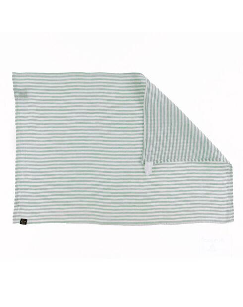 2 strofinacci 100% lino 100% lino Vezzani celadon - 48x70 cm