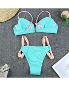 Maillot de bain 2 Pièces Jade bleu ciel