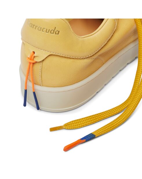 Sneakers en Cuir Ava jaunes