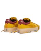 Sneakers en Velours de cuir Isabella jaunes