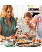 Plat à four métal gris anthracite - 33x23x2.5 cm