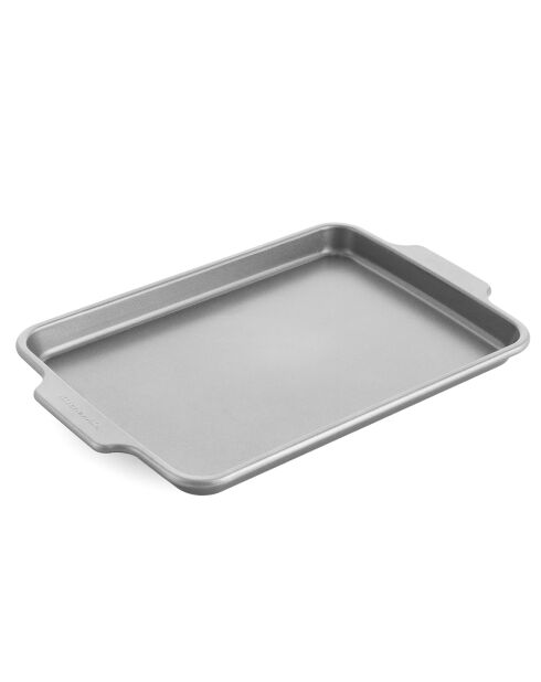 Plat à four métal gris anthracite - 33x23x2.5 cm