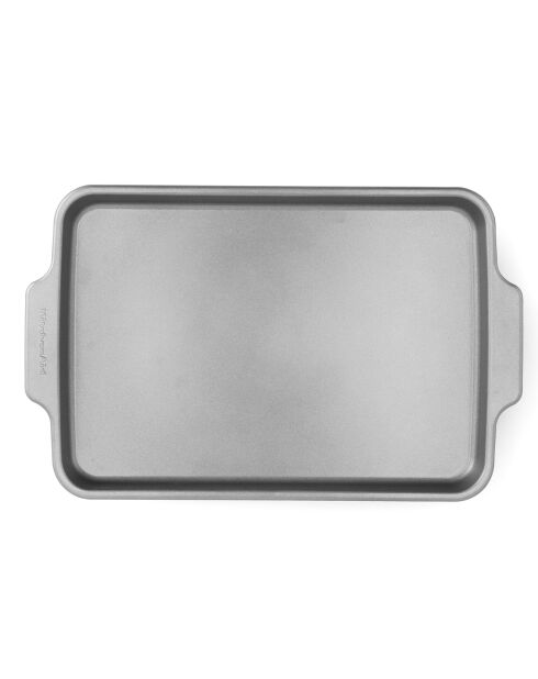 Plat à four métal gris anthracite - 33x23x2.5 cm