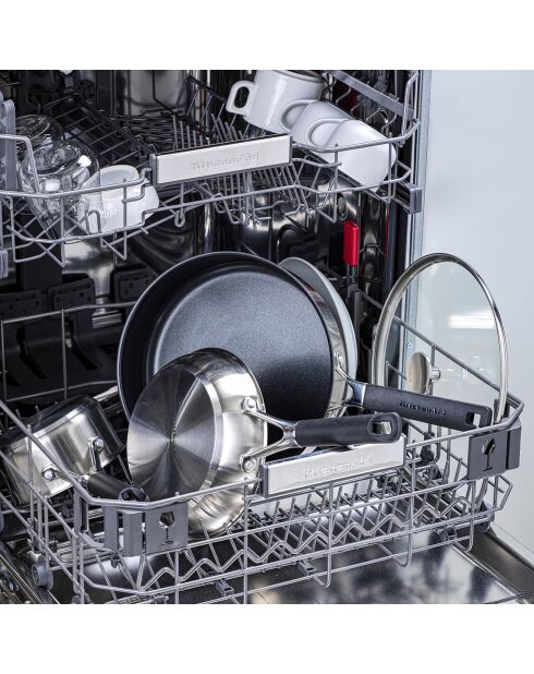 Casserole Classic acier inoxydable induction argentée - D.16 cm