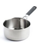 Casserole Classic acier inoxydable induction argentée - D.16 cm