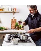 Casserole Classic acier inoxydable induction argentée - D.16 cm